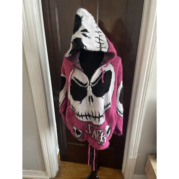 TEJIDOS RUMINAHUI Jack Skellington Hoodie Pink - Picture 12 of 15